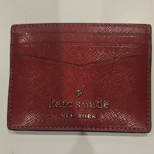 Kate Spade Cherry Red Card Holder
